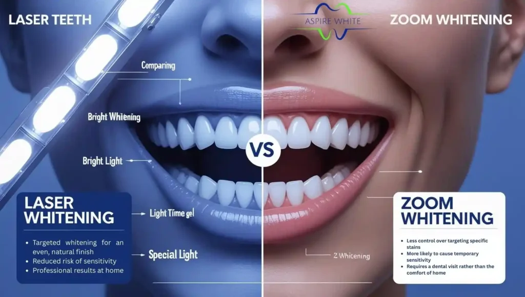 Laser Teeth Whitening vs. Zoom Whitening Burton upon Trent